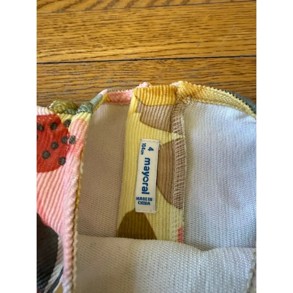 Mayoral Girls' Floral Dress Size 4